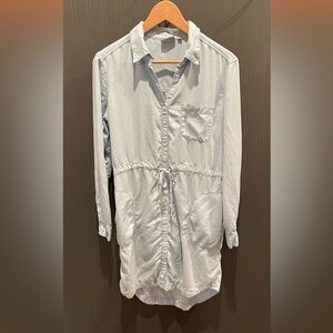 Athleta denim dress XS athletic sporty chic casual women blue‎ preppy casual